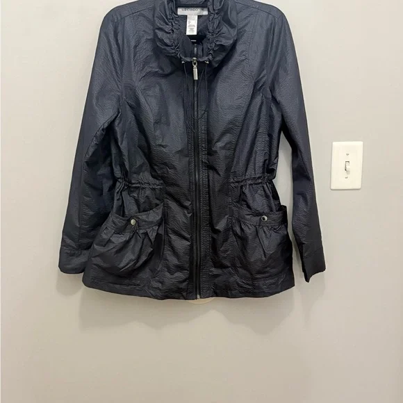 Liz Claiborne Navy Utility Jacket - Picture 6 of 8